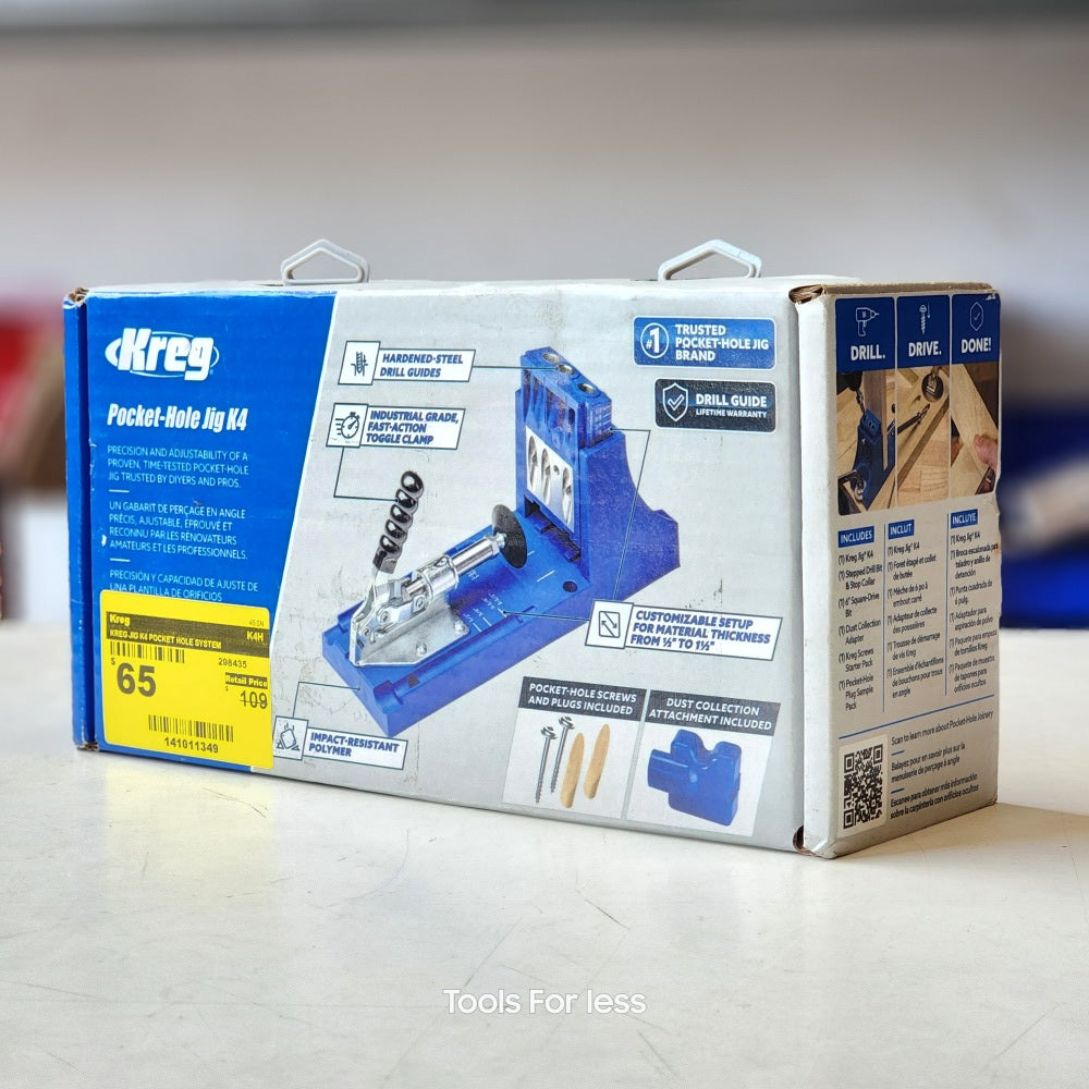 KREG JIG K4 POCKET HOLE SYSTEM KREG JIG K4 POCKET HOLE SYSTEM